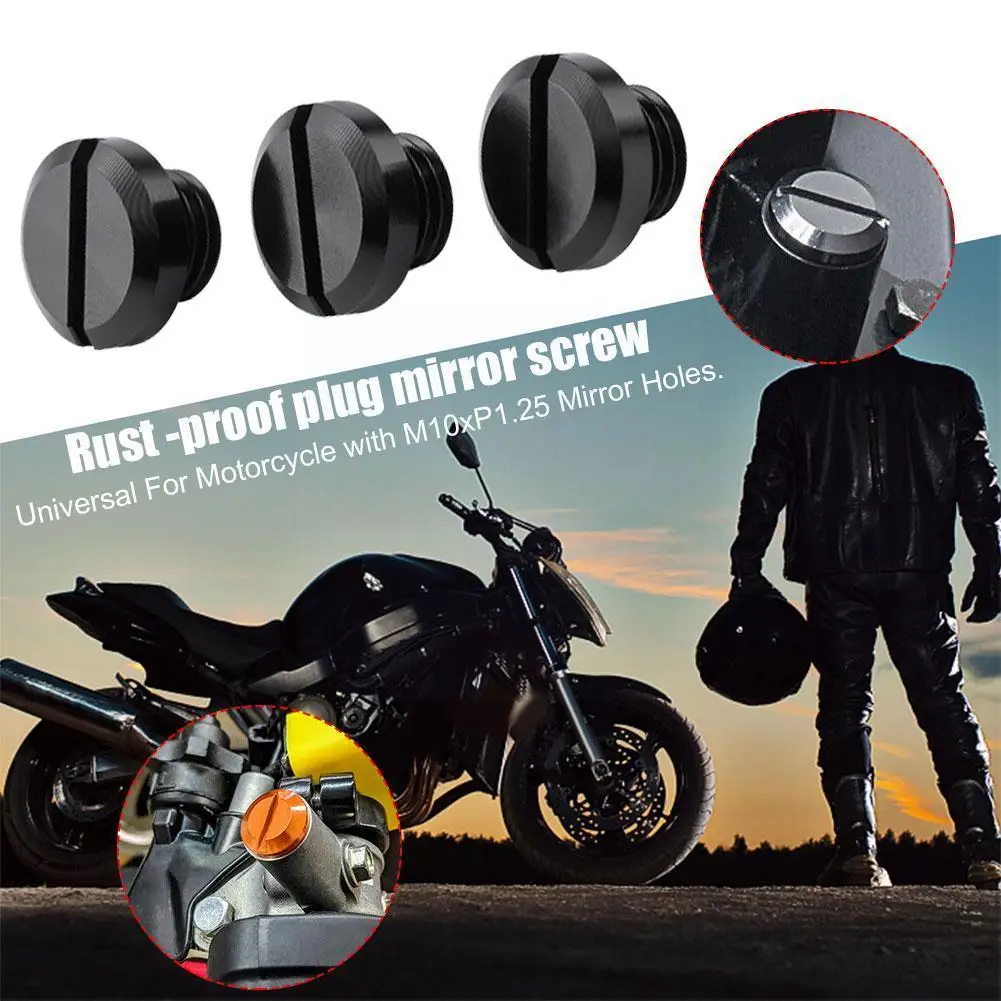 

M10 * 1,25 винт с зеркальным отверстием для Suzuki DRZ400/S для Honda CB 250F HORNET/DX CB750 CB1300 CB1100/EX/RS CRF1000F AFRICA T M5Y3