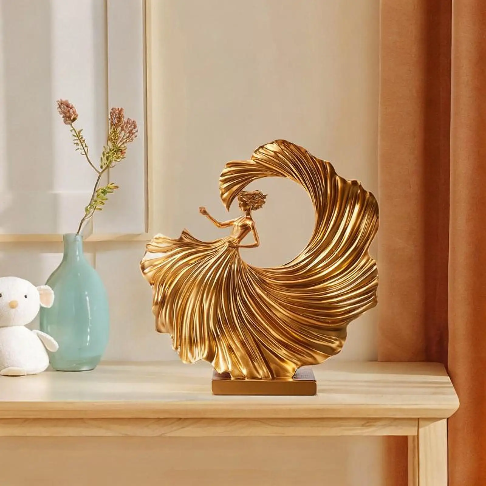 Танцевальная статуя современное настольное украшение для стола центральный