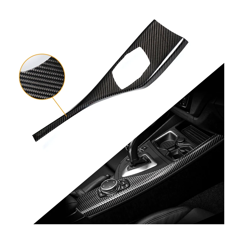 

Автомобильная центральная консоль из углеродного волокна, мультимедийная кнопка, декоративная крышка, отделка для BMW 1 2 серии F20 F21 F22 F20 LCI F21 LCI