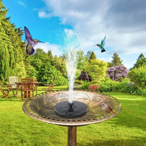 Плавающий водяной фонтан на солнечной батарее, ландшафтный насос для украшения пруда, водяной насос с питанием от солнечной энергии для сада и внутреннего дворика