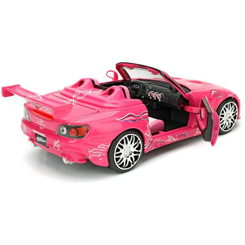 Фото 1:24 спортивный автомобиль Honda S2000, литье под давлением, Металлическая Модель гоночного автомобиля №3
