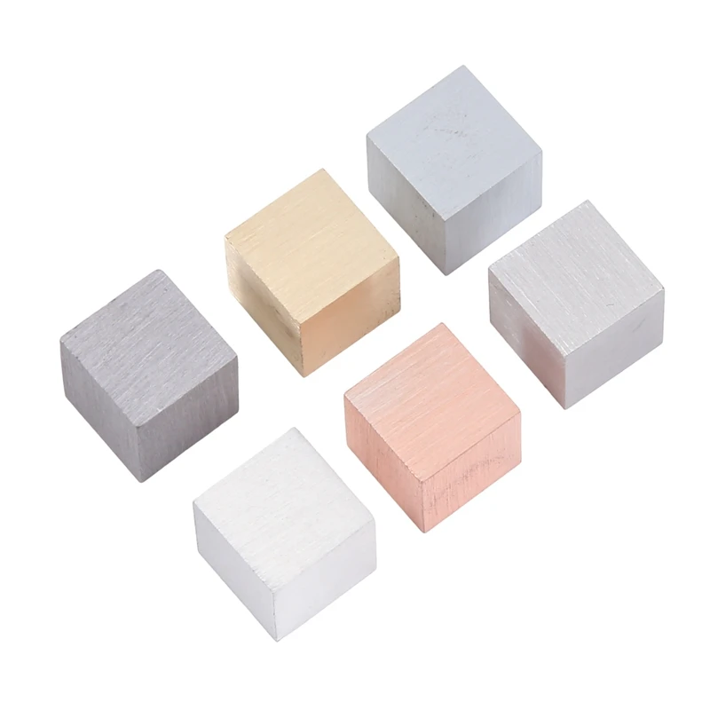 Набор кубиков для плотности — включает 6 метров латунь свинец железо медь