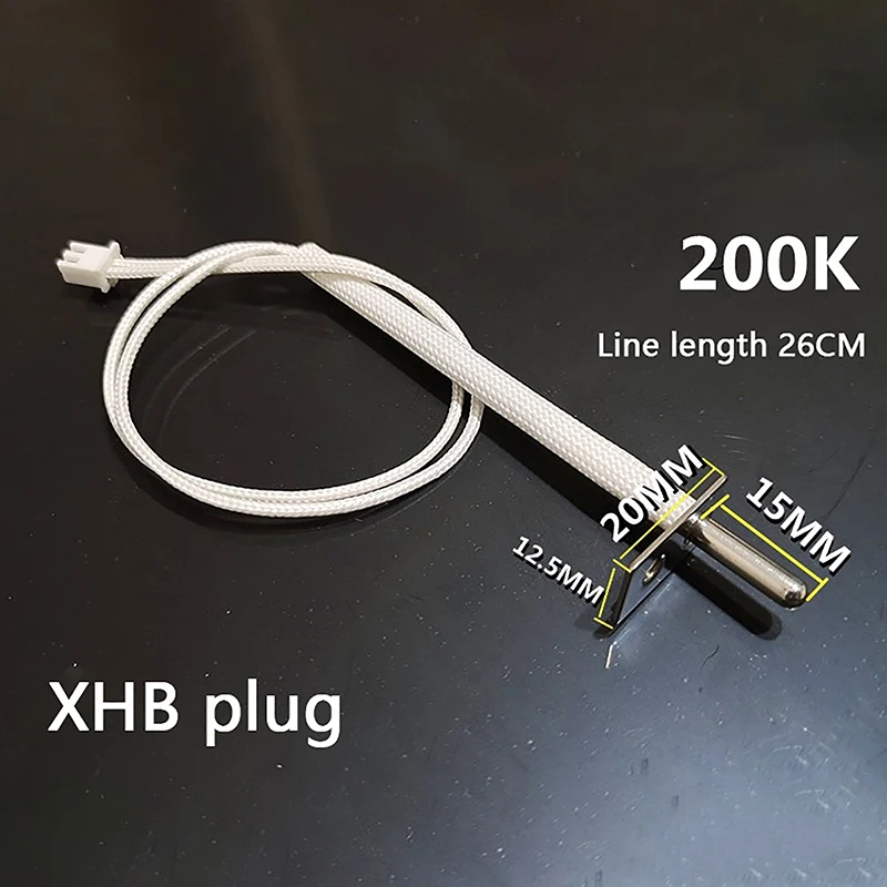 

1 шт., зонд с датчиком температуры и длины провода 26 см, термостат 200K, датчик температуры NTC, запчасти для фритюрницы