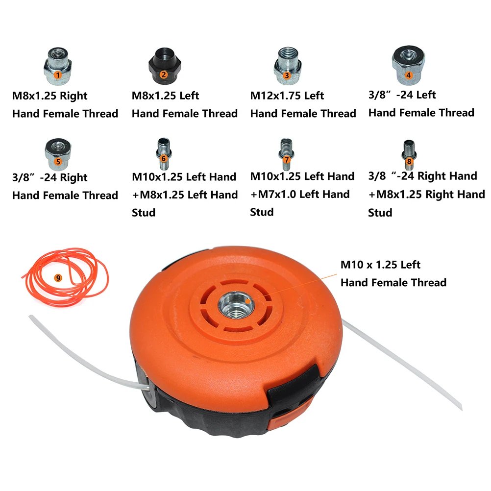 Головка тримера P25 для партнерского кустореза B257L B291 B291TNG B297BX B300 B300B B300L B310 B320B B340 B380 B340LX B250L B250B B261