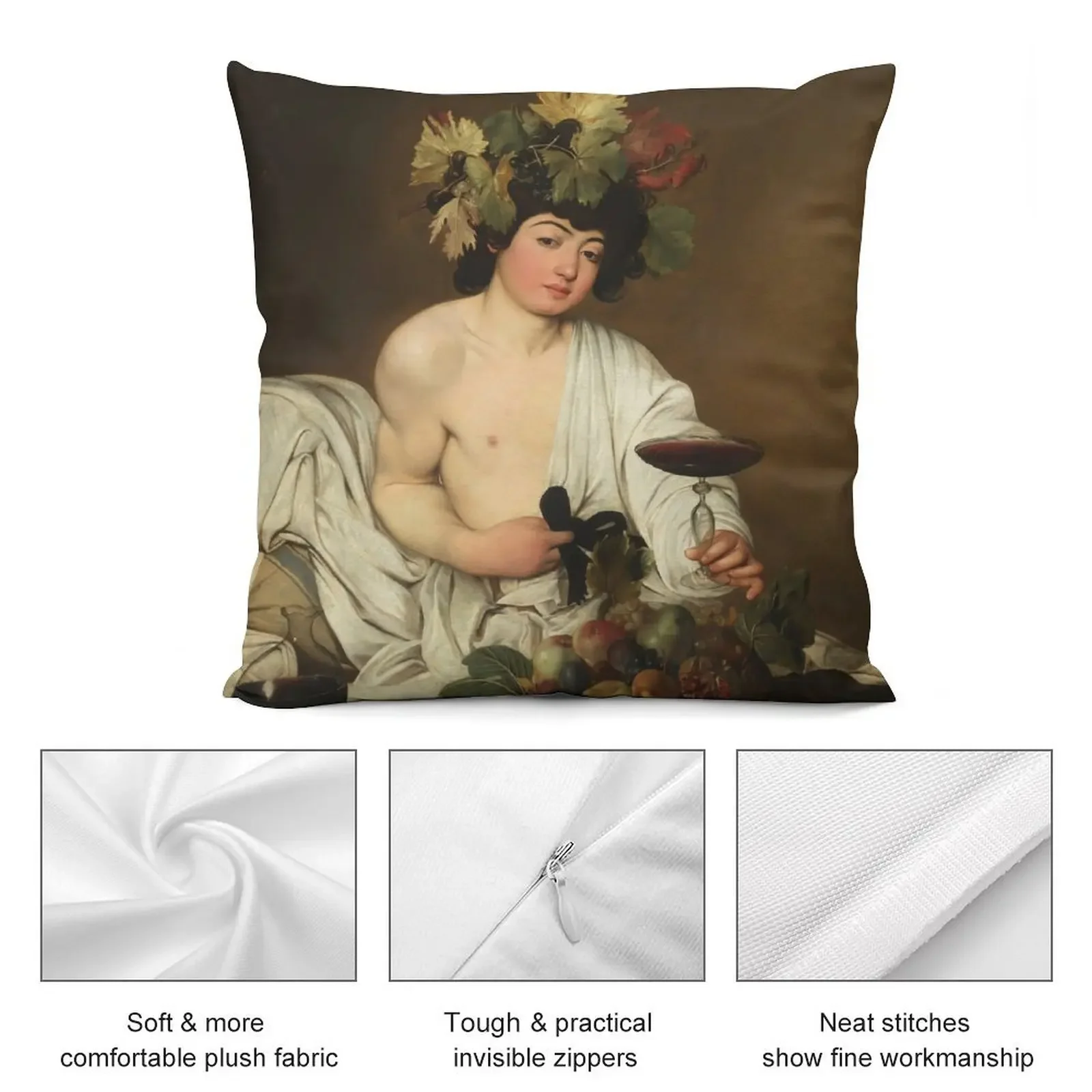 Caravaggio - декоративная подушка Bacchus чехлы для диванных подушек декоративные