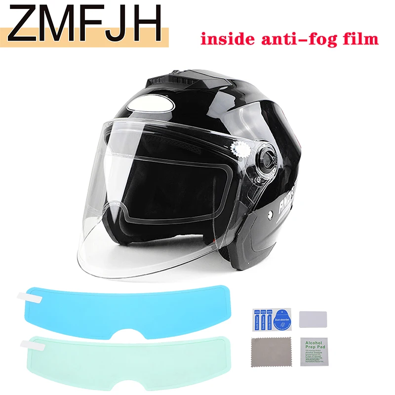 Outdoor Cycling Motorcycle Helmet Anti-fog Film Inside Sticer & Rainproof Film Outside Sticker Nano Coating Stickers Film