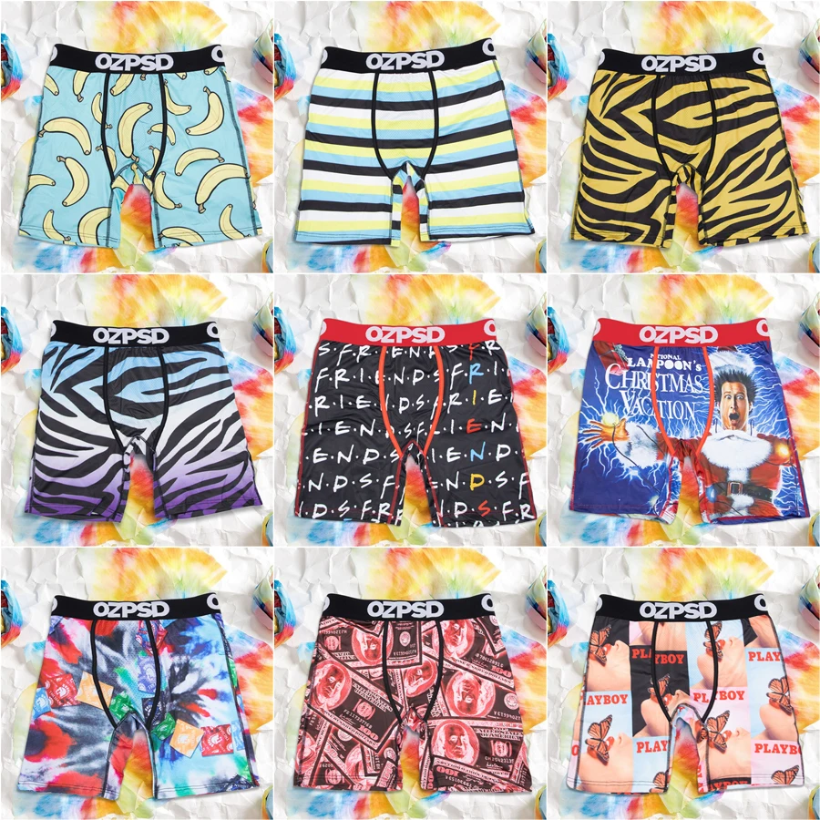 OZPSD 1 шт. сексуальные мужские трусы-боксеры нижнее белье бесшовные шорты трусы