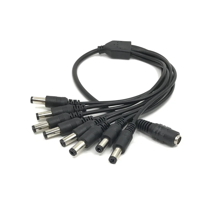 1pcs CCTV Security Camera DC Female 1 To 2/3/4/5/6/8 Male pl