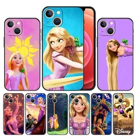 phone case cover for iphone 11 12 13 pro max xs 7 8 plus 6 5 se xr mini protection soft cell disney rapunzel tangled princess