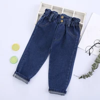 baby jeans solid color jeans for girls spring autumn jeans baby girl casual style toddler girl clothes 2022
