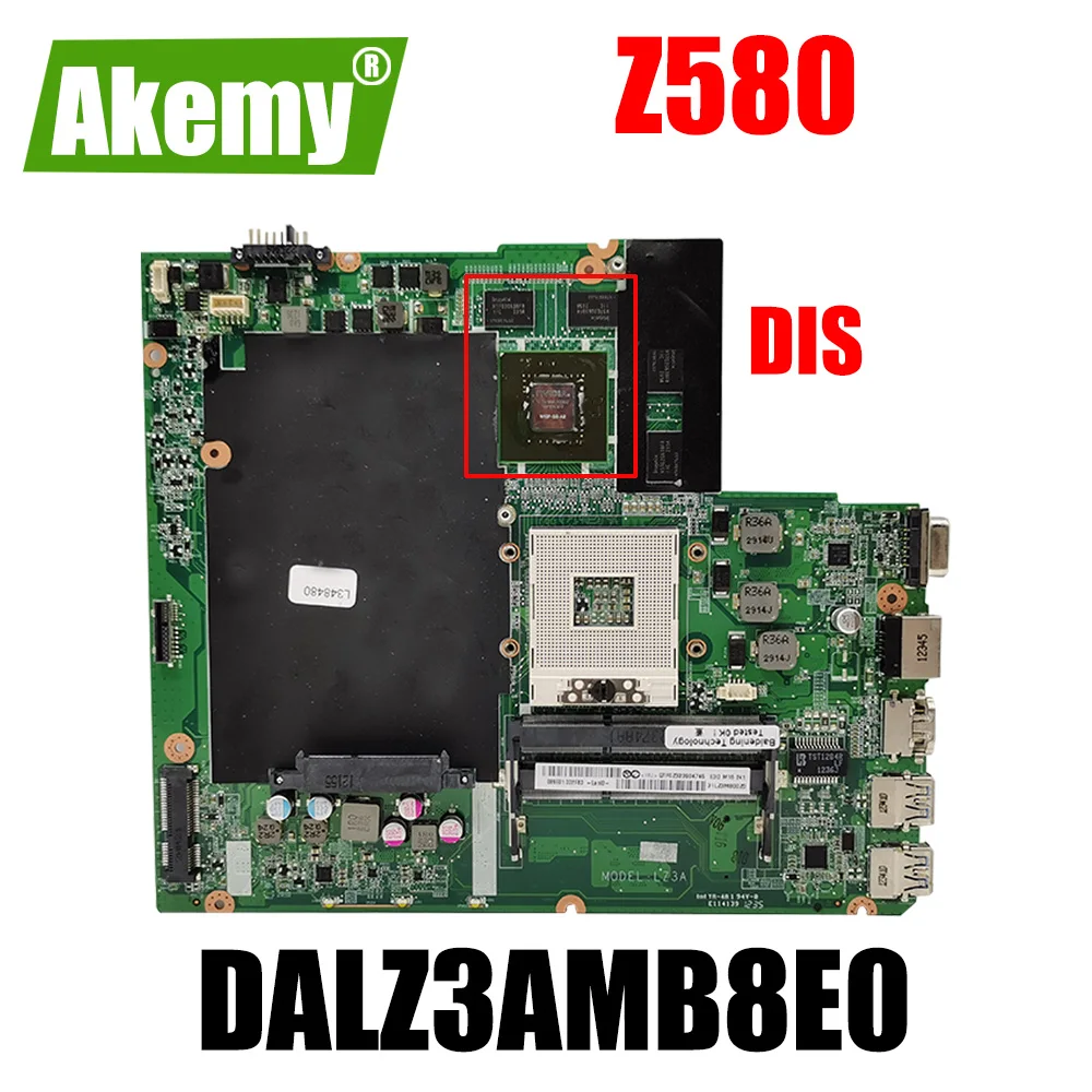 

Для Lenovo Z580 Laotop материнская плата HM76 USB3.0 Z580 DALZ3AMB8E0 материнская плата DIS GPU