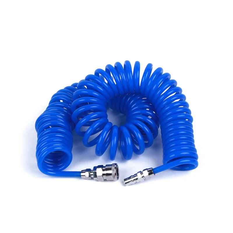 Hose Tube With Fitting Flexible Tool Connector Pu0805 Spring Tube Spiral Pipe