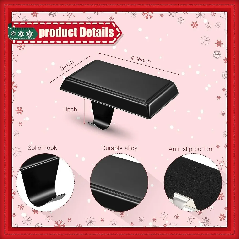 1 шт. нескользящий держатель для рождественских чулок большой несущий крючок