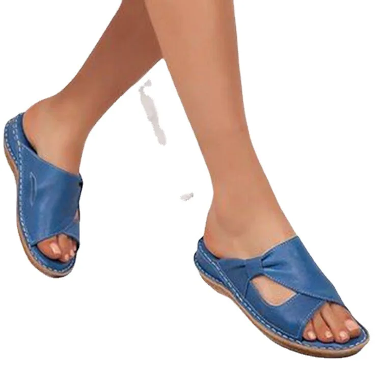 Women Sandals Retro Gladiator Summer Shoes for Women Flip Flops Fashion Beach Ladies Sandals Slippers Female Shoes Plus Size 43