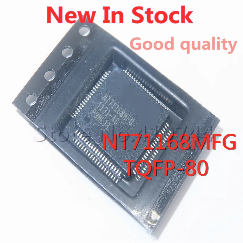 1PCS/LOT NT71168MFG NT71168 TQFP-80 SMD LCD screen chip New In Stock GOOD Quality