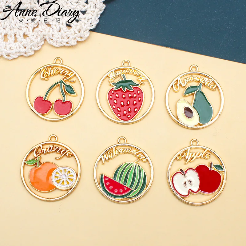 

2PCS Cartoon Alloy Earring Keychain Necklace Pendant for Jewelry Making Bracelet Charms DIY Crafting Jewelry Accessories