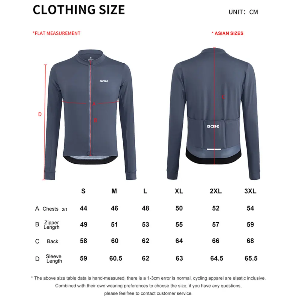 BCBE новая зимняя велосипедная Джерси мужская с длинным рукавом термофлисовая