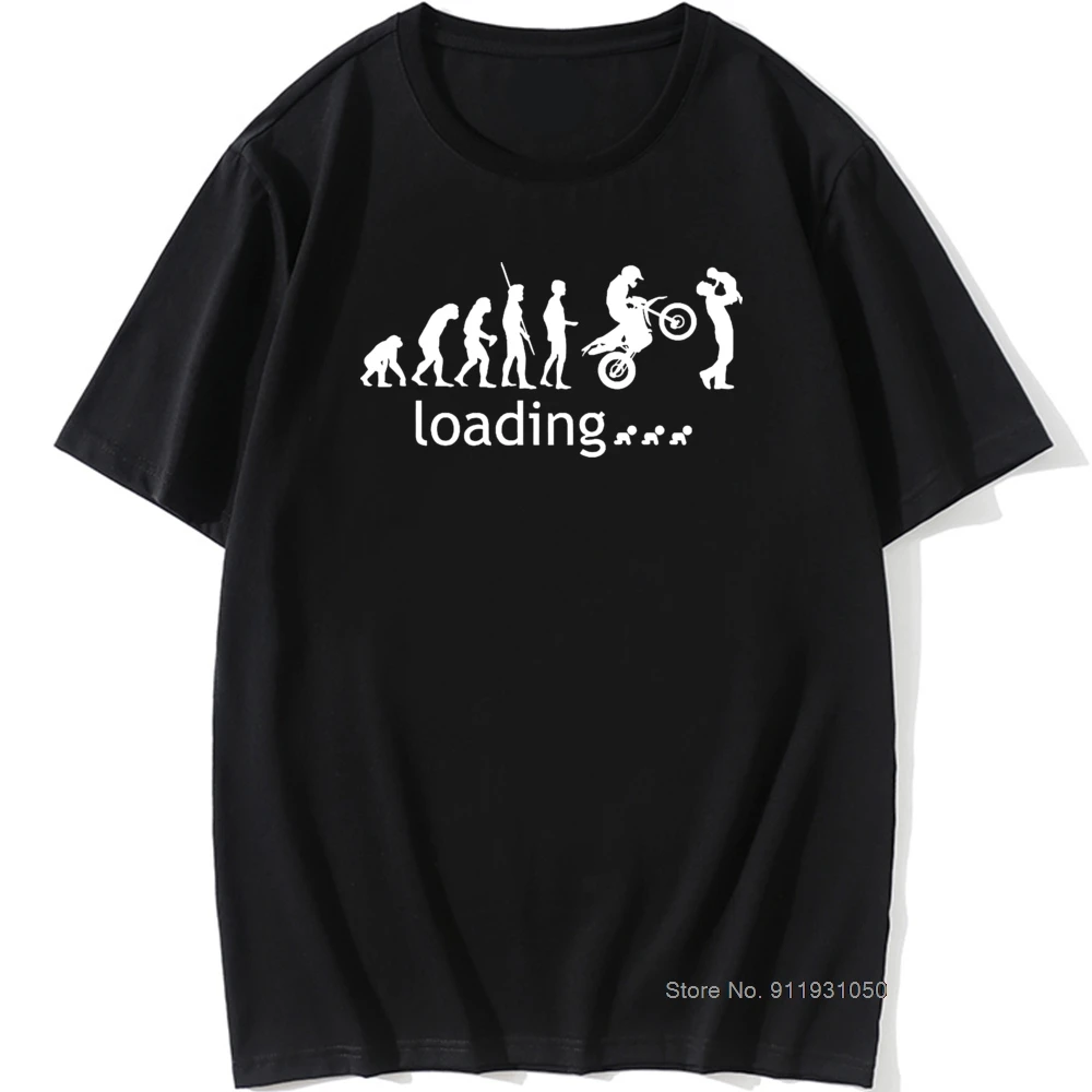 

People Loading Evolution Funny Personality Print Graphic Tops Tees Novelty Cotton Round Neck Ventilation In Summer Men's T-shirt