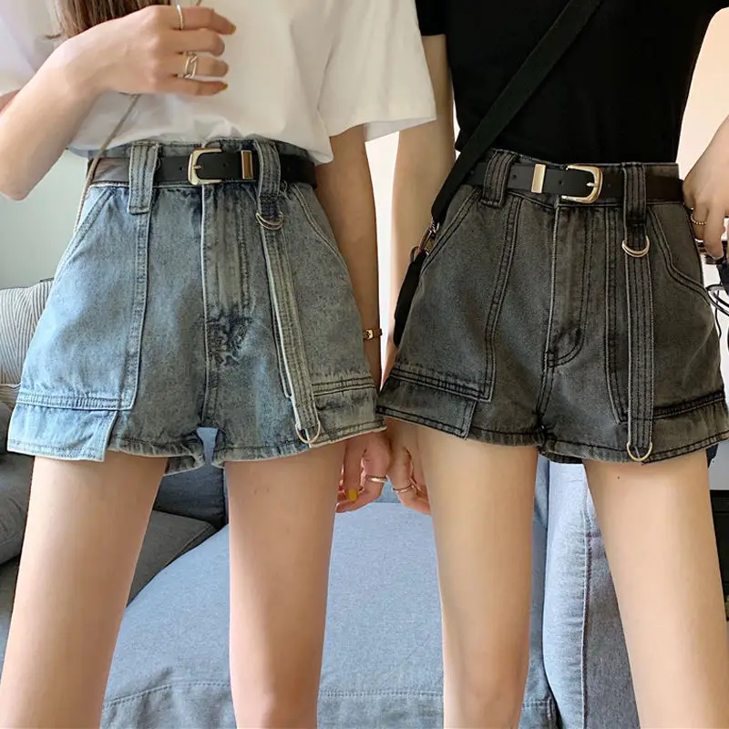 Womens Shorts Loose High Waist Short Pants for Women To Wear Baggy Cargo Jeans Wide Denim Normal New In Hot Fashion Clothes XL