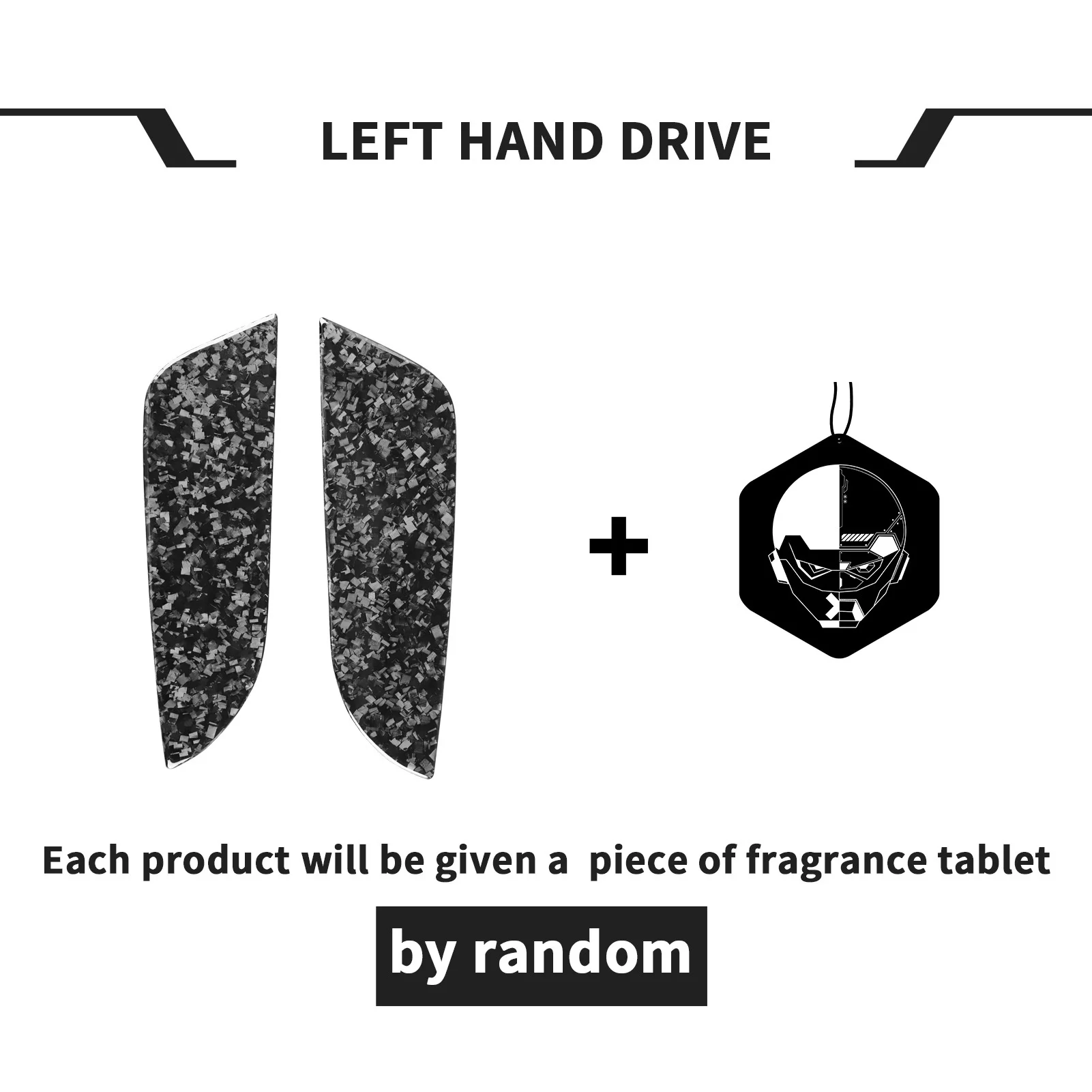 

Подходит для Ford Mustang 09-13, кованая зернистая внутренняя модификация Ford old Mustang, задняя Дверная панель, автозапчасти