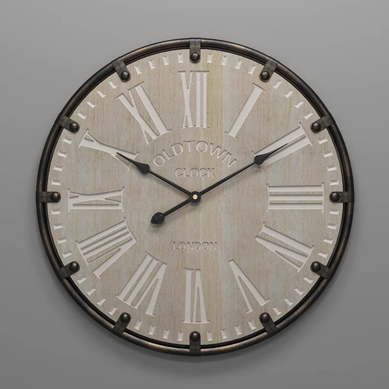 

Wall Clock Metal Silent Clock Wall Decorations Living Room Wall Clock Clocks