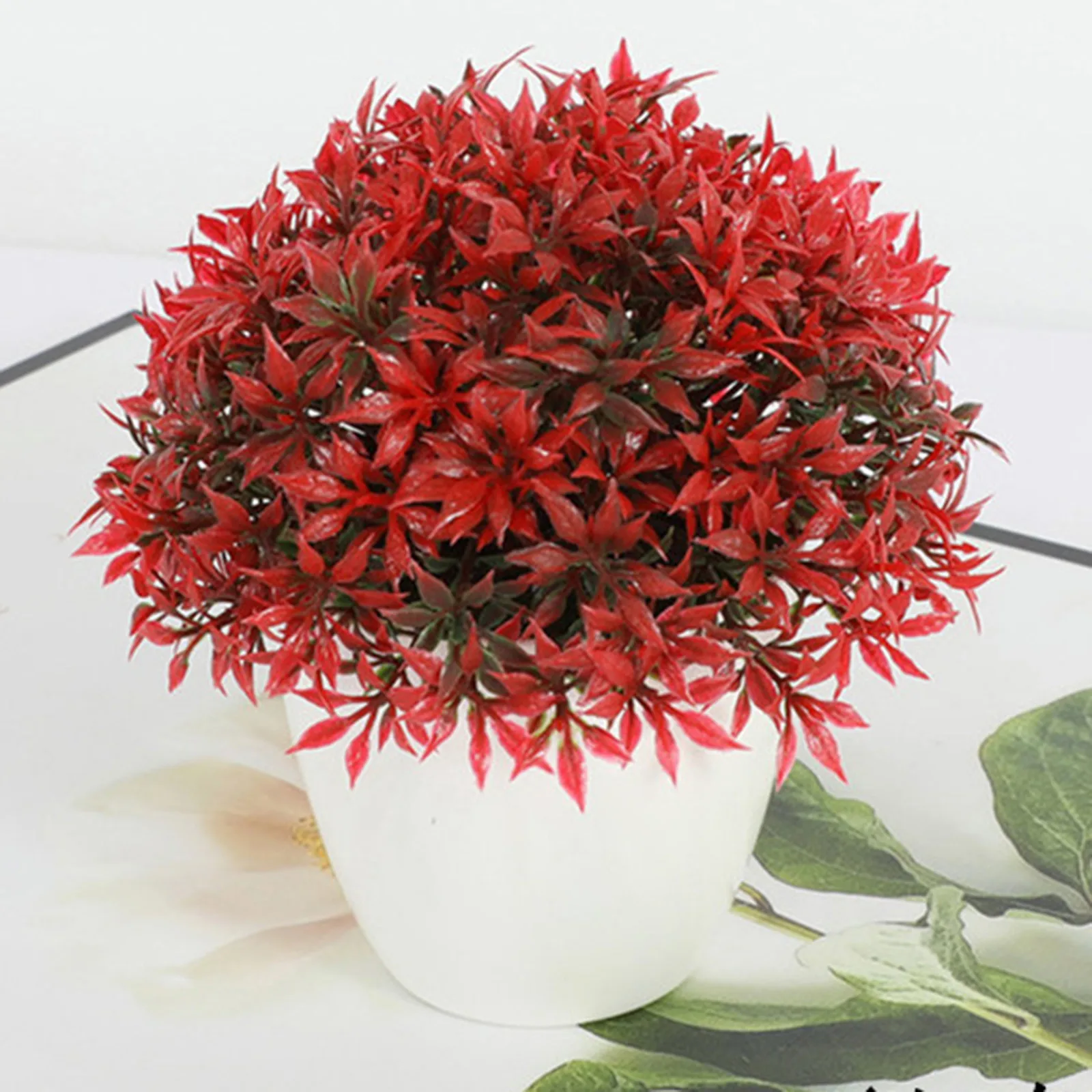 Искусственный центральный элемент в горшке декоративные мини-кустарники для