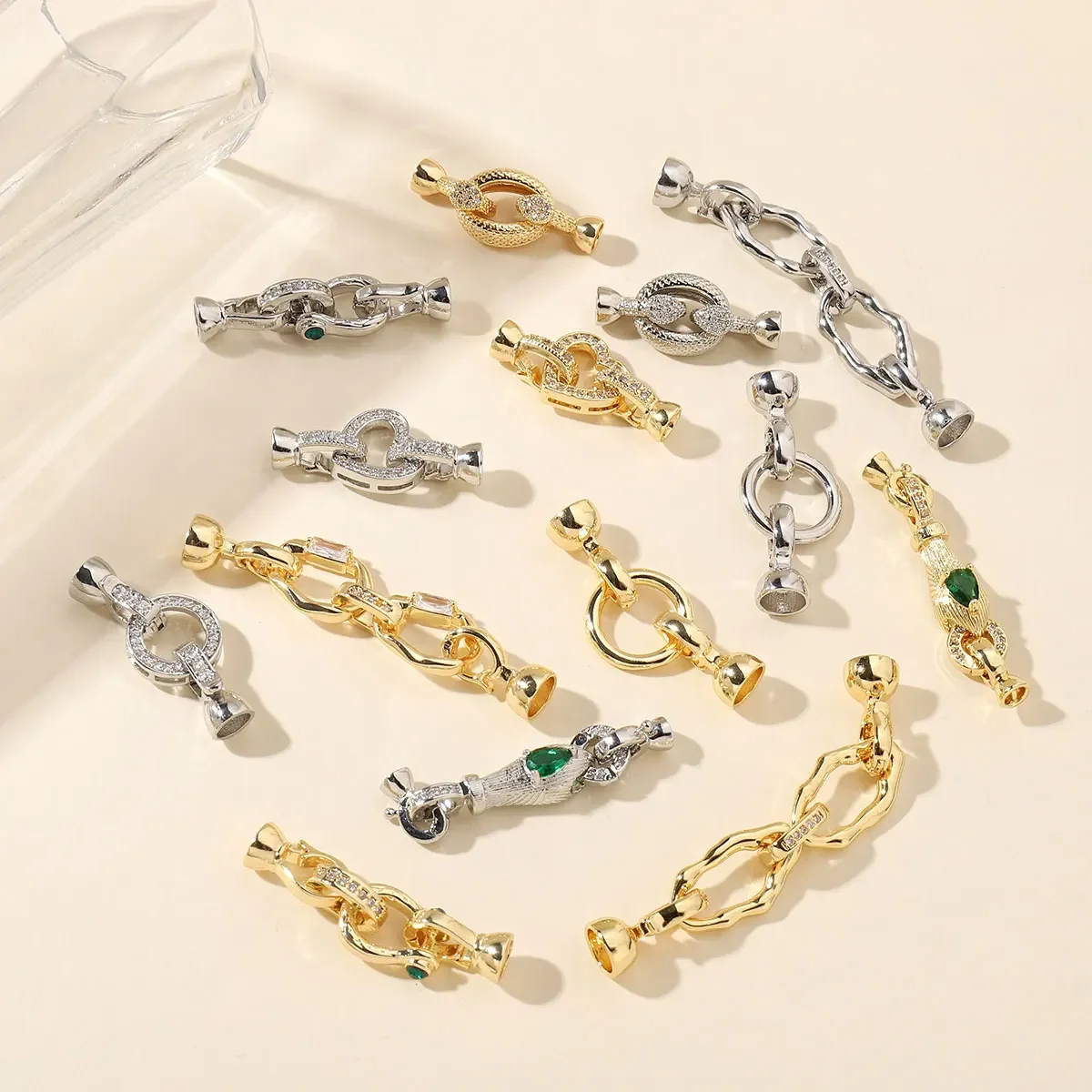 Vnistar 18-каратное золото Цвет CZ Змеиное сердце Съемные универсальные