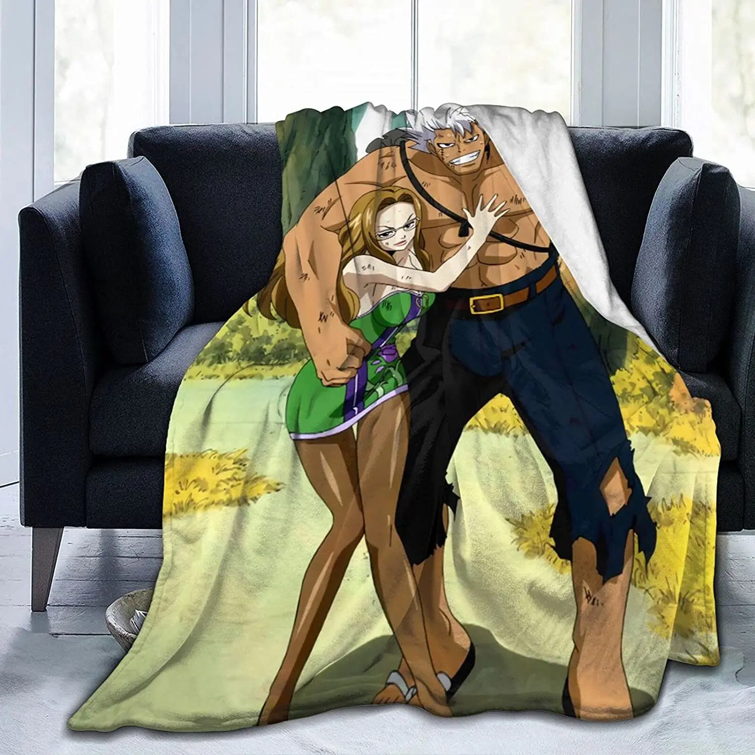 

Elfman Fluffy Soft and Comfortable Blanket, Anime Warm Embrace of Sympathy