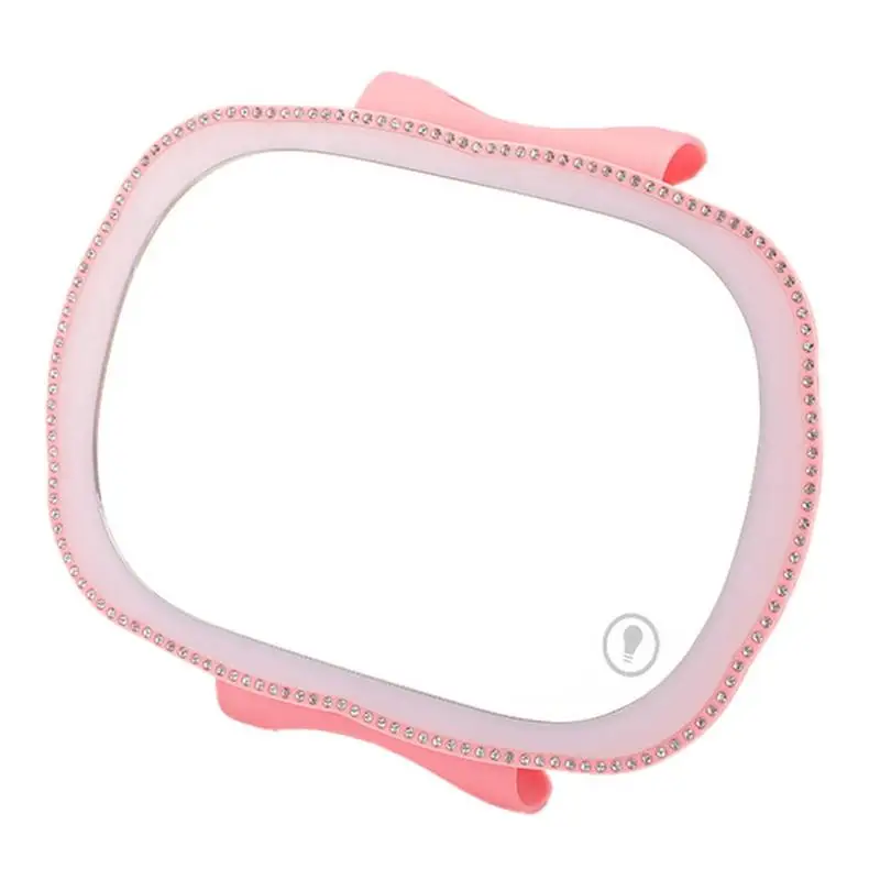 

Universal Car Sun Visor Mirror Adjustable Brightness LED Makeup Mirror Touch Switch Makeup Mirror Sun Visor Car HD Mirror