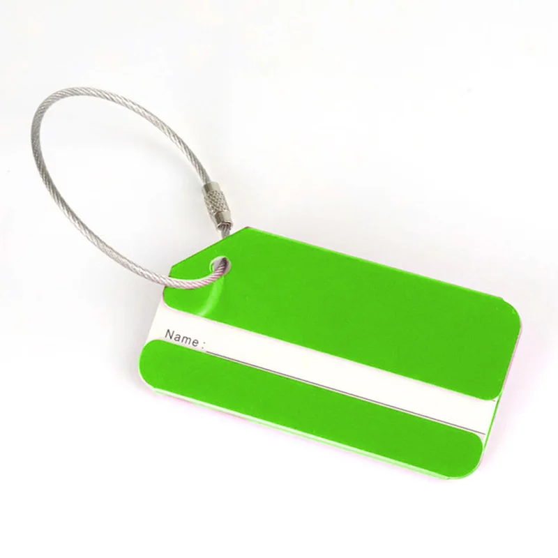 Aluminum Alloy Travel Luggage Tags Suitcase Bag Labels Travel ID Bag Tag Airlines Baggage Labels Card Unisex Travel Accessories