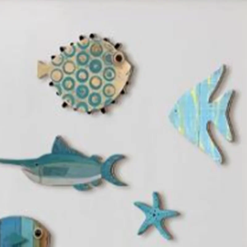 

WHPHous набор деревянных рыбок для декора