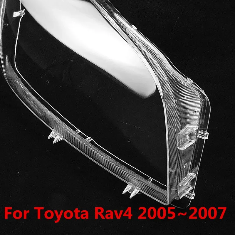 Фото HTTCY для Toyota RAV 4 RAV4 2005 2006 2007 2008, крышка передней фары, абажур, абажур, линза, стеклянный корпус лампы №3