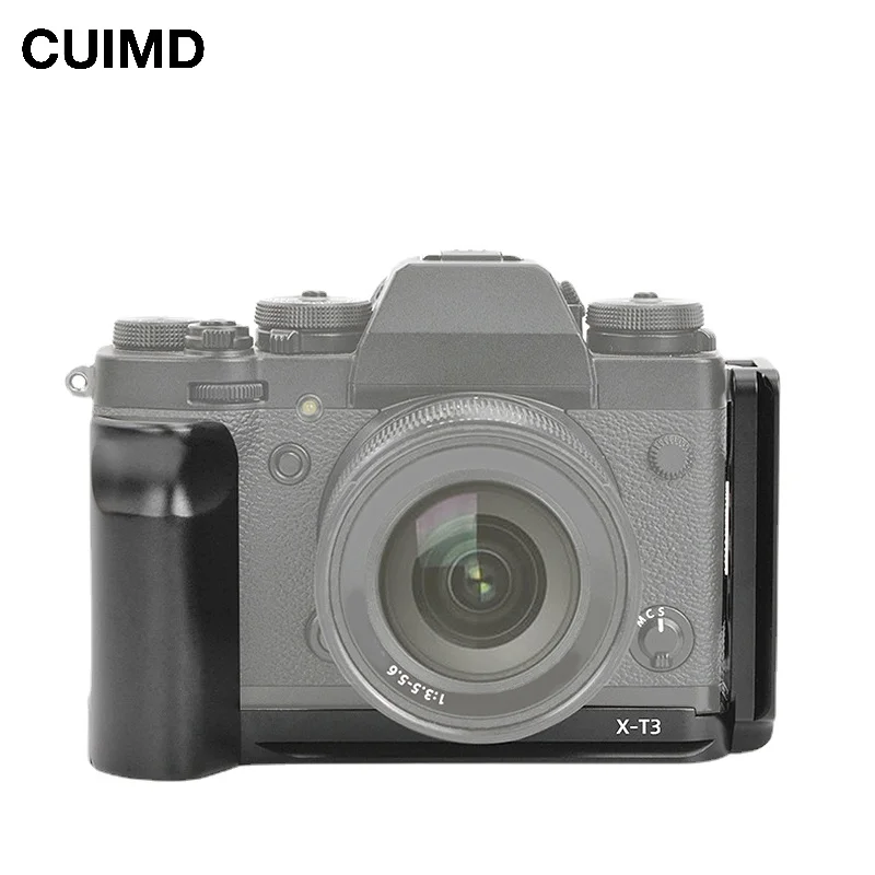 

Hand Grip Quick Release L Plate/L Bracket for Fuji X-T3 XT3 Digital Camera with 1/4 inch Thread Screw CNC Metal Board