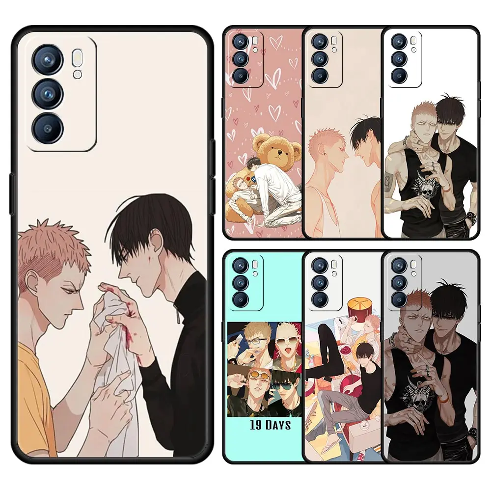 

19 Days Phone Case For Oppo Reno7 SE Reno6 Z Pro A54 A53 A52 A9 2020 A95 A15 Shell Realme 8 7 6 Pro C3 C21 C11 5G Soft Cover