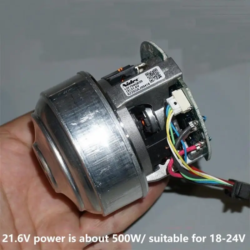 

21.6V 500W Violent Brushless Turbofan Ultra-High Speed Large Suction Suction Brushless Motor 18K Speed Regulating Plate