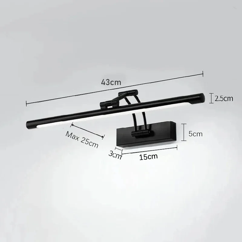 

KINLAMS Настенный светильник для зеркала белый