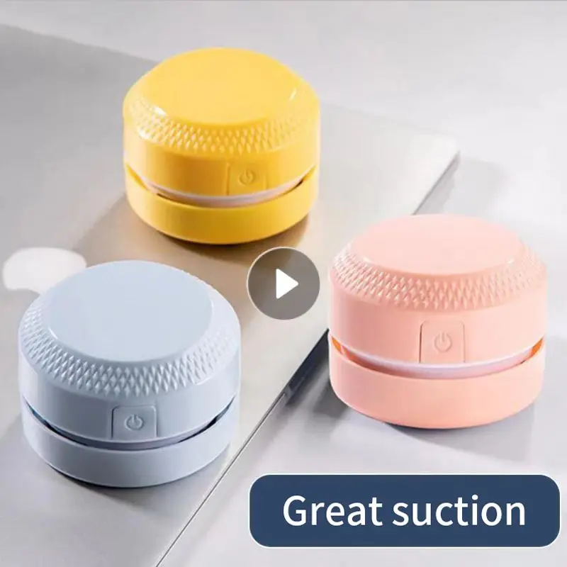 

Mini Vacuum Cleaner Desktop Cleaner Dust Collector Table Sweeper Portable For Home School Office Computer Coffee Cleaning Brush