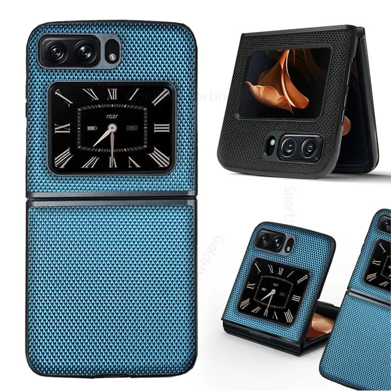 

Coque For Motorola Razr 2022 Matte Nylon Flip Phone Case For Motorola Razr3 Hard PC Proective Cover For Motorola Razr gen 3 Capa