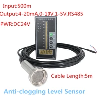 0 10v 4 20ma output sensor liquid pressure transducer water depth sensor level converter liquid level factory price qdy30b