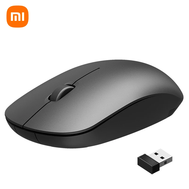 

Xiaomi Wireless Mute Mouse Wireless Office Mouse Laptop Tablet No Delay Lightweight High Sensitivity 2.4GHz Computer Peripherals