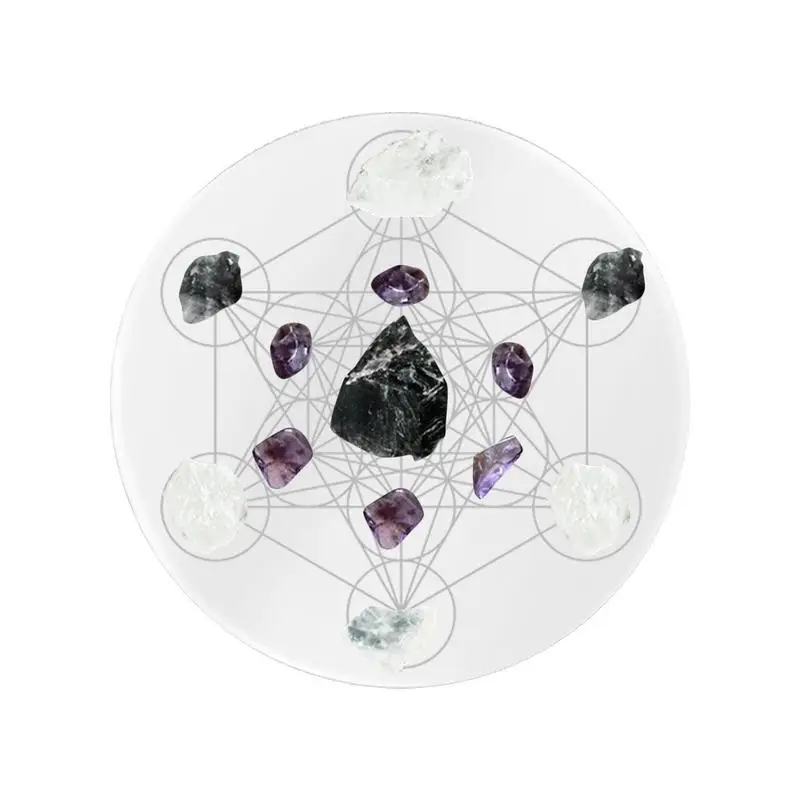 

Pendulum Board Clear Hexagram Pendulum Board 8.7in Acrylic Dowsing Board Divination Metaphysical Message Board For Wiccan Altar