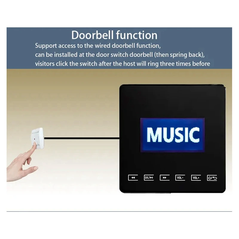 86. Мини-домашняя фоновая музыкальная система Bluetooth (86 совместимая с настенным