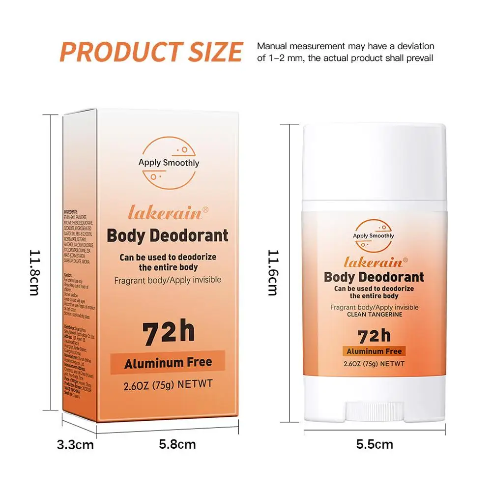 Новый дезодорант для всего тела невидимый крем-карандаш 72-часовой контроль