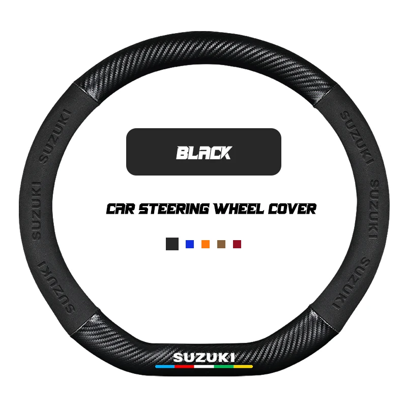 

Car Steering Wheel Cover for Suzuki Swift Grand Sport Vitara Sx4 Ignis Baleno Jimny Samurai Alto Alivio Ciaz Celerio S-Cross