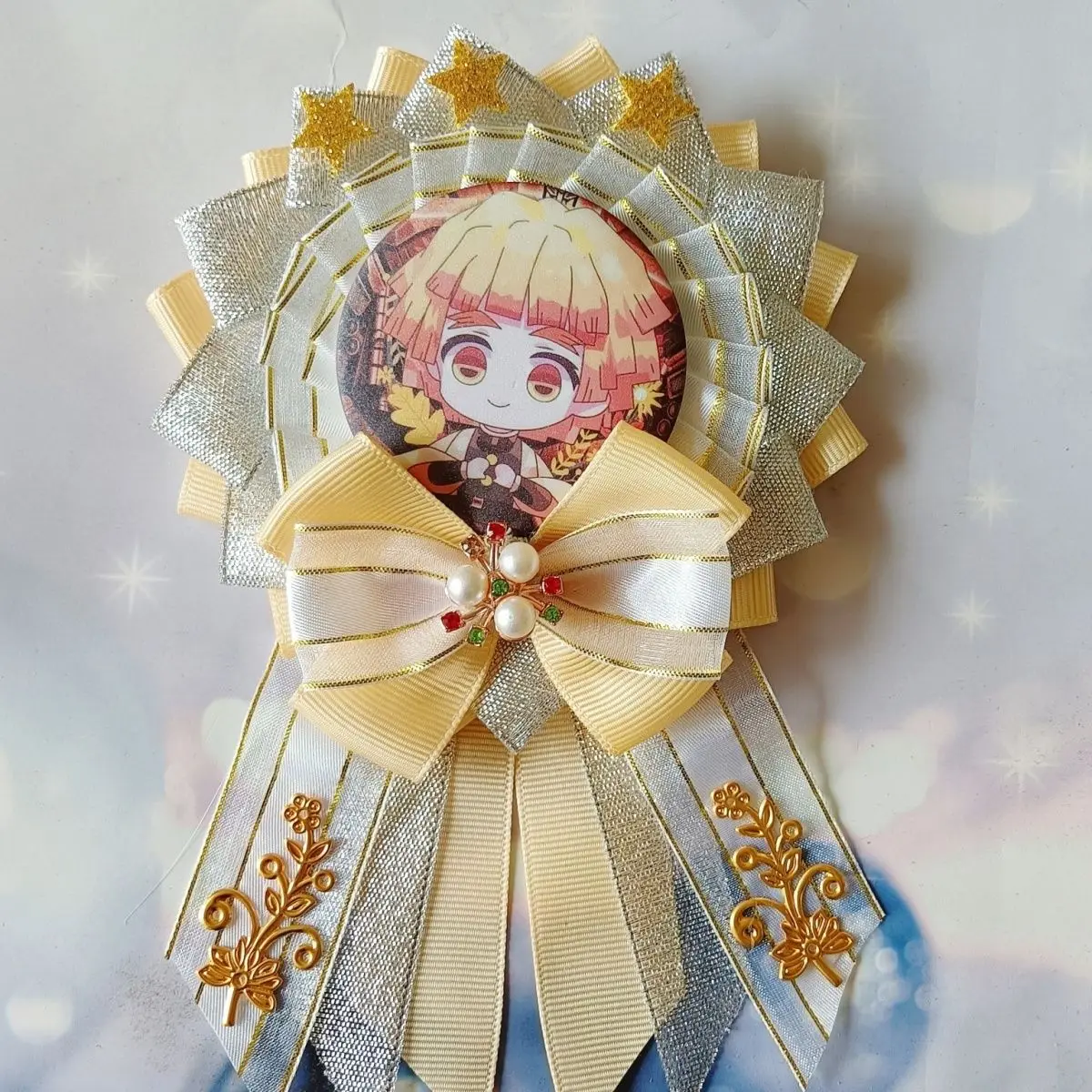 

Значки 58-75 мм со шлейфом, роскошные сумки для косплея из японского аниме, аксессуары, украшение для подноса