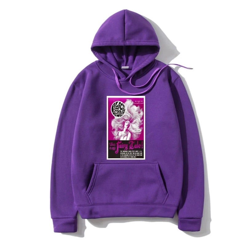

Alice In Acid Land Lsd Hippy Love Outerwear Graphic Hoody Popular Tagless Hoody Hoodies