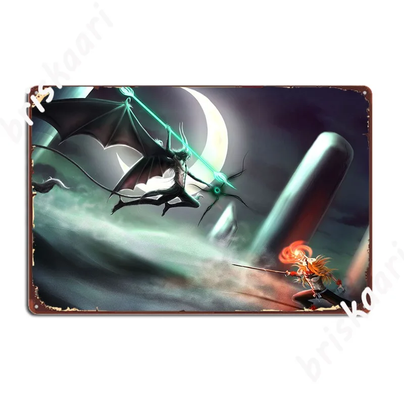 Металлическая табличка Ichigo Vs Ulquiorra