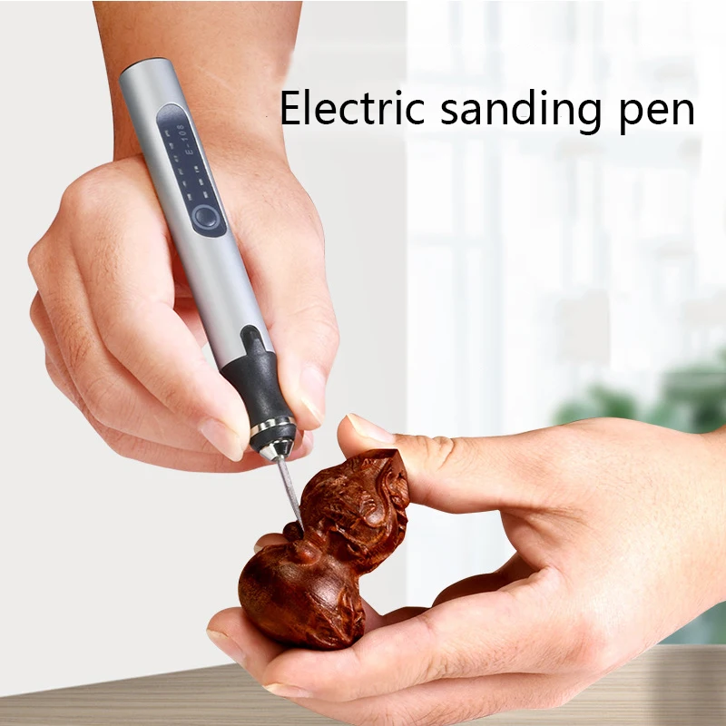 

Mini Wireless Drill Electric Carving Pen Variable Speed USB Cordless Drill Rotary Tools Kit Engraver Pen for Grinding Polishing