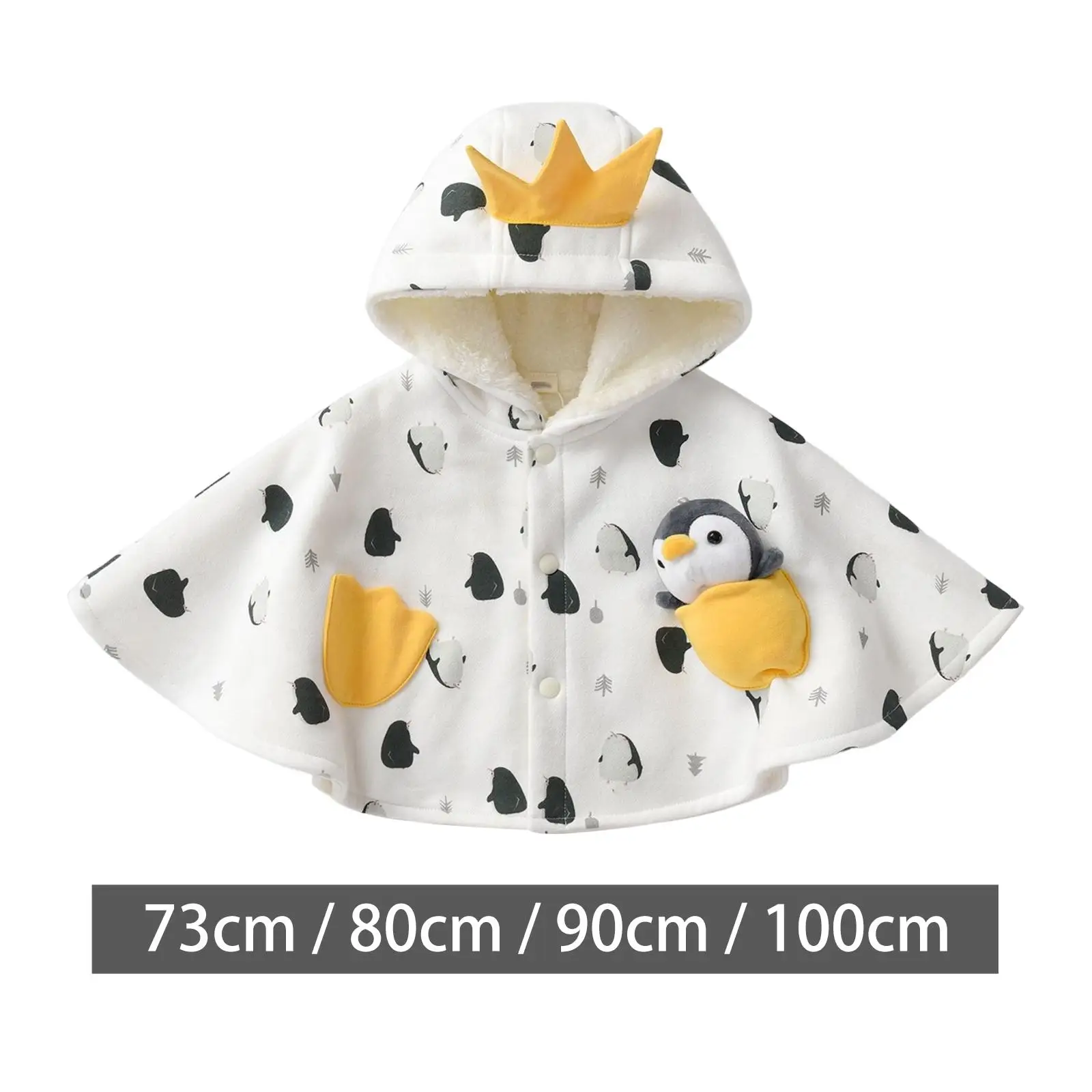 

Stylish Baby Cape Outerwear Clothes Winter Coat for Toddler Kids Girls Boys Child