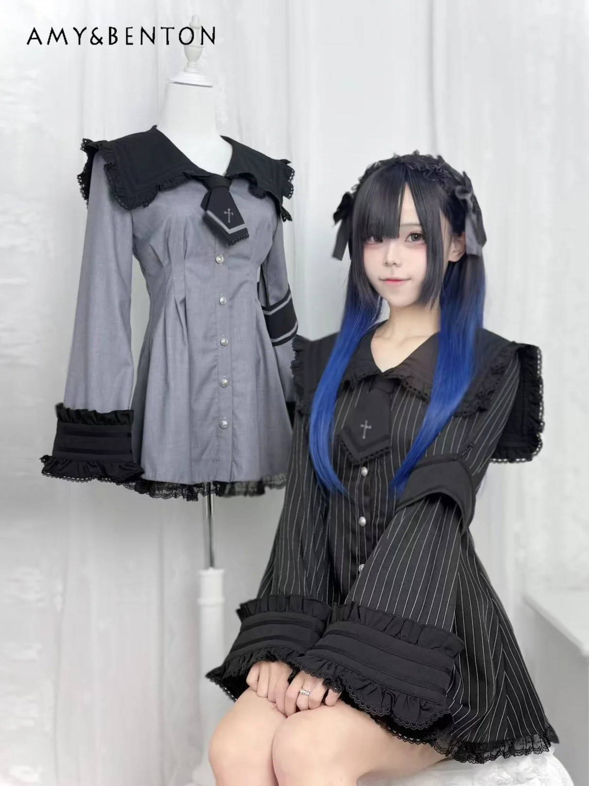 Японский стиль Mine Series Массовое производство Субкультура Комплекты платьев